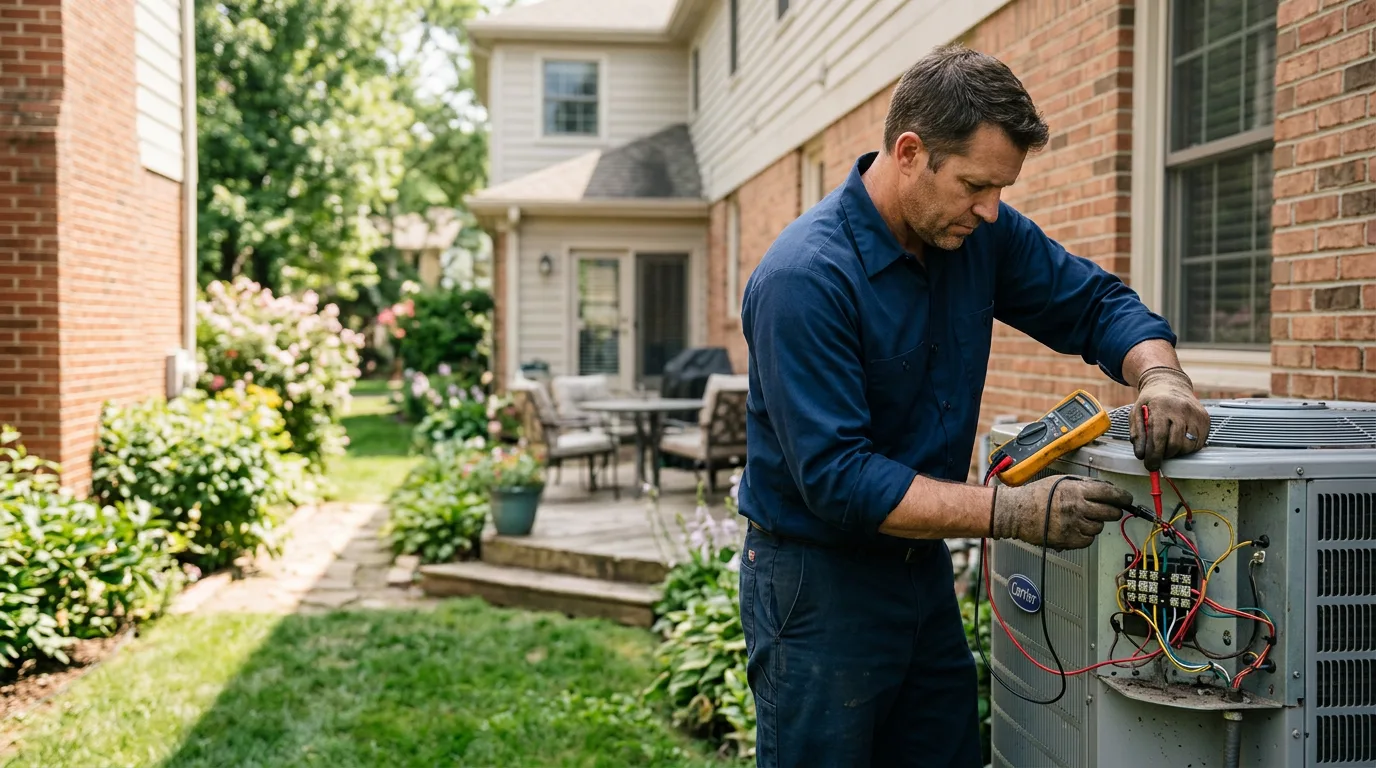 HVAC technician working near Columbia, VA